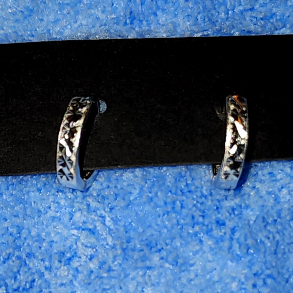Sterling Silver hoop earrings